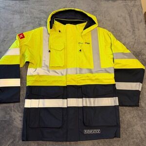 Kontra‎ 9472 Parka High Visibility Waterproof Workwear Jacket Safety Coat